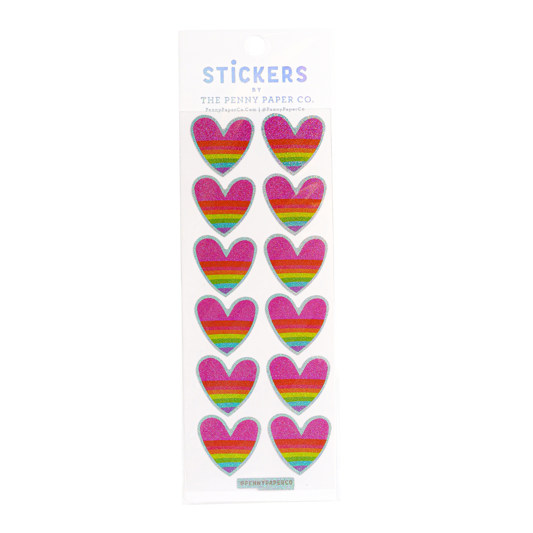 Retro Heart, Prism Stickers