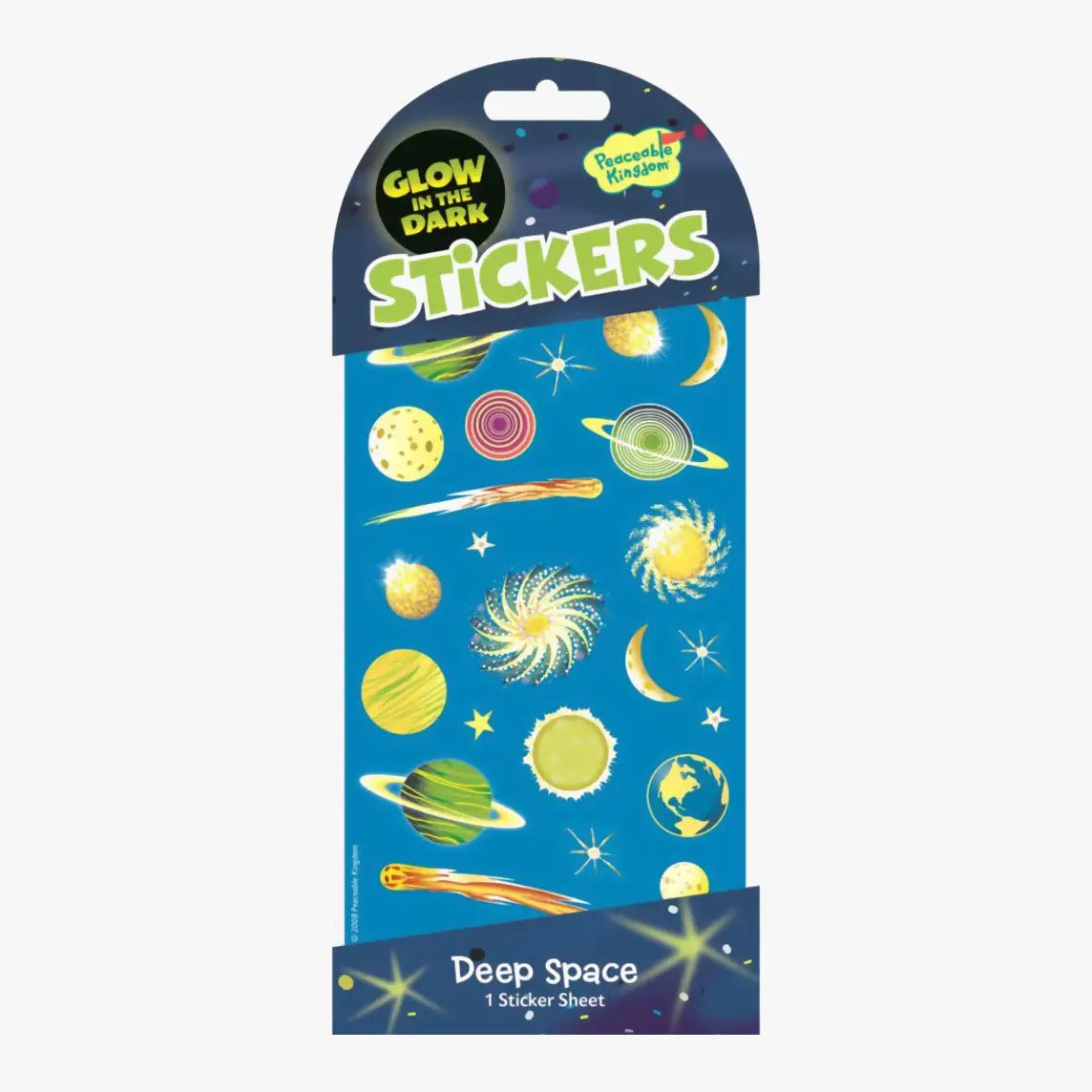 Deep Space Glow-In-The-Dark Stickers|Peaceable Kingdom