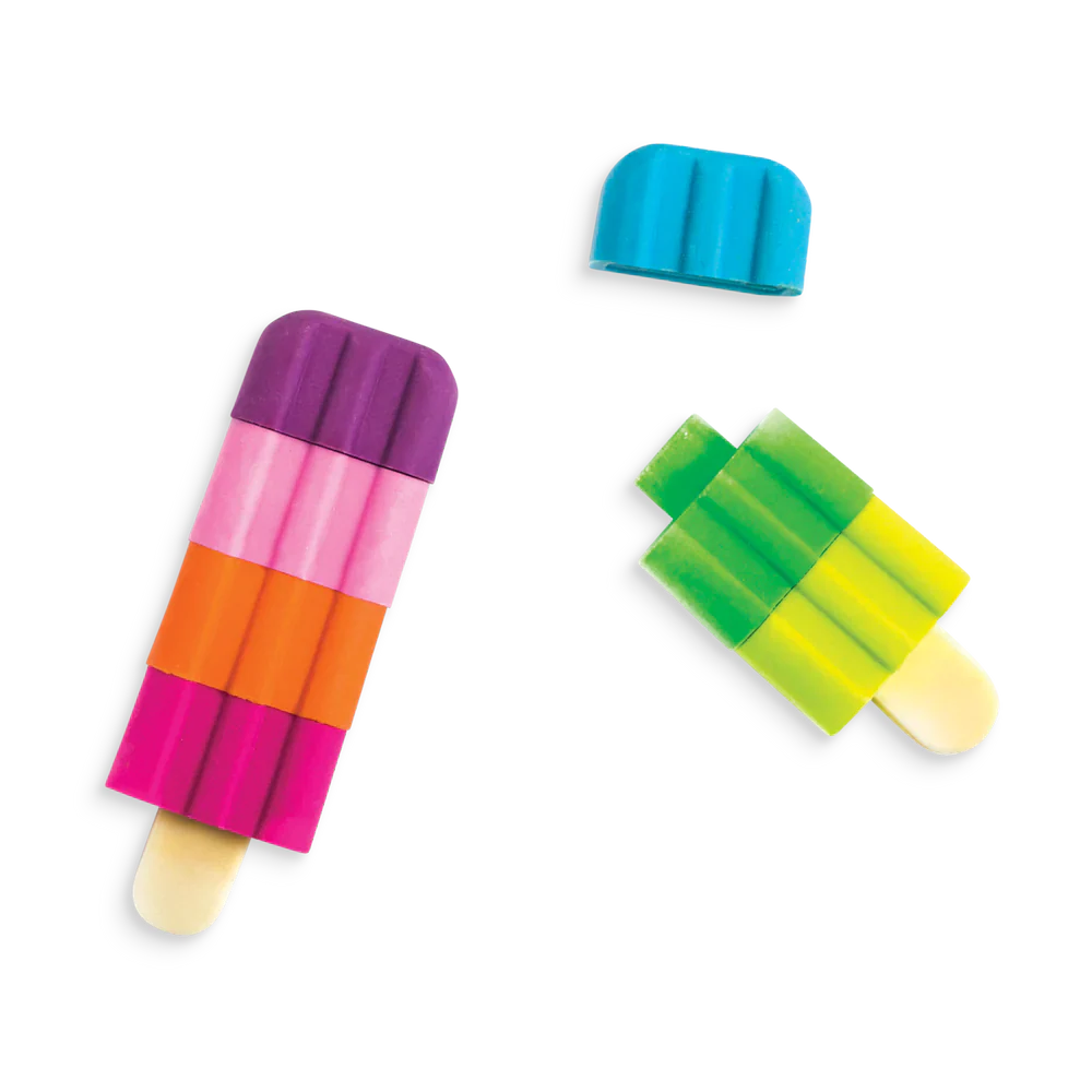 Icy Pops Scented Puzzle Erasers