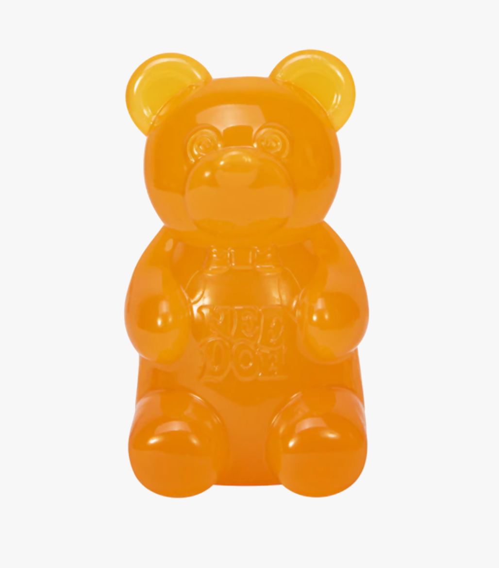 Orange NeeDoh Squishy Gummy Bear Toy