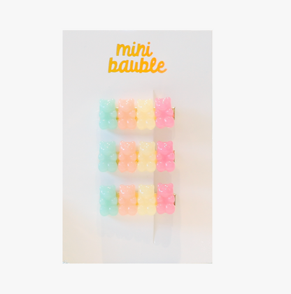 Gummy Bear Hair Clip - Rainbow