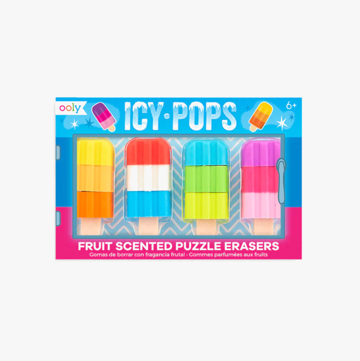 Icy Pops Scented Puzzle Erasers