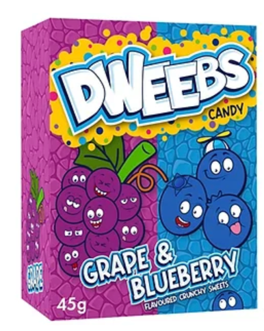 Dweebs Grape & Blueberry Candy