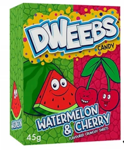 Dweebs Watermelon & Cherry Candy