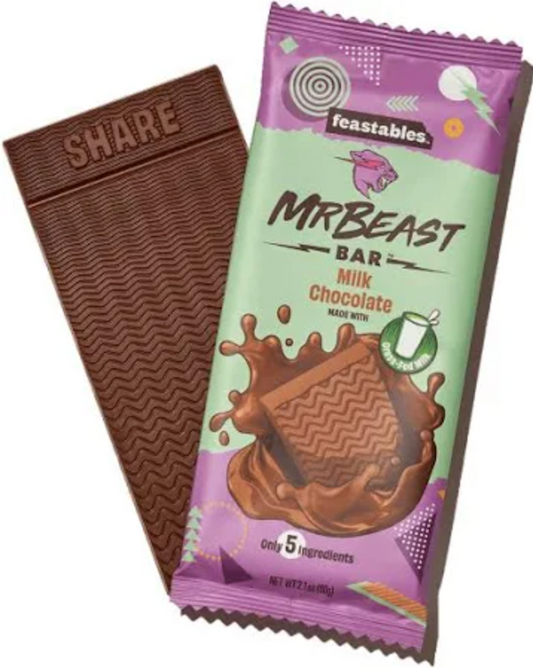 Mr. Beast Milk Chocolate Bars