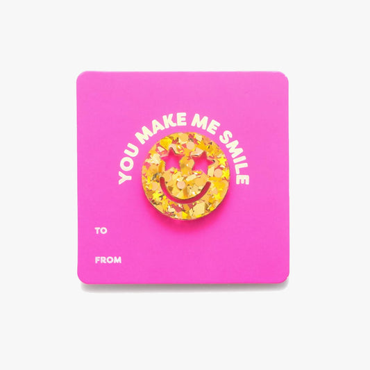 Confetti Smiles Pin Card